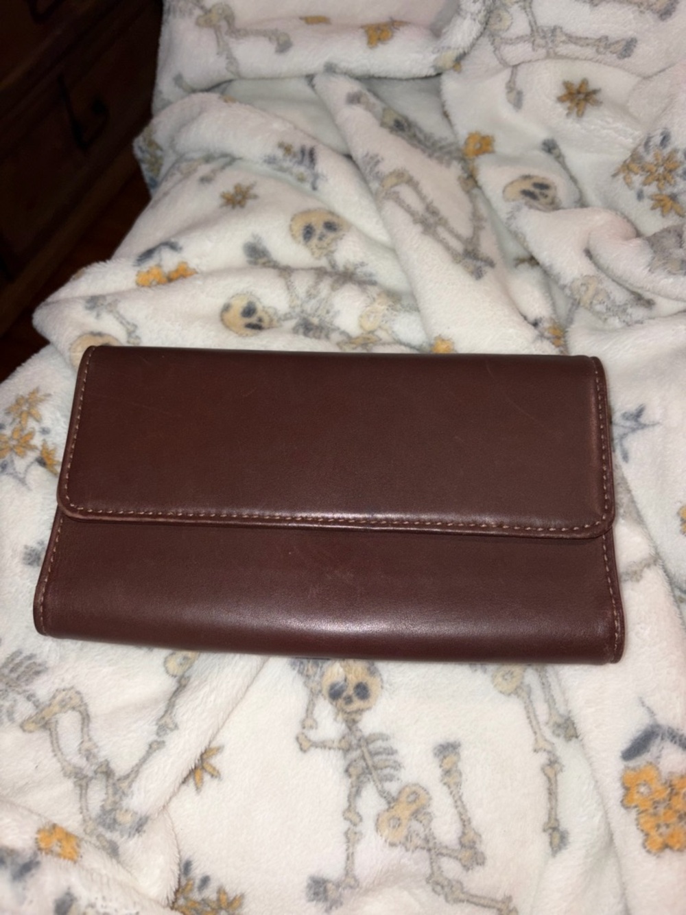 Vintage coach Brown Leather Continental Wallet